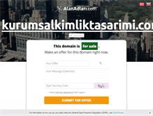 Tablet Screenshot of kurumsalkimliktasarimi.com